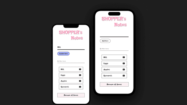 Shopping List